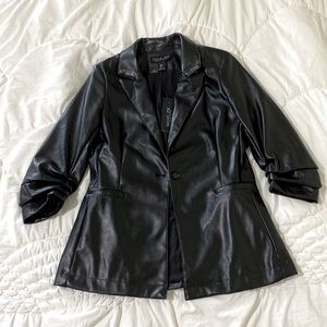 Rachael Zoe Faux Leather Blazer